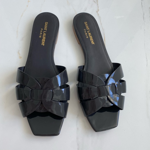 Saint Laurent Nu Pied Tribute Flat Sandals - Picture 6 of 6